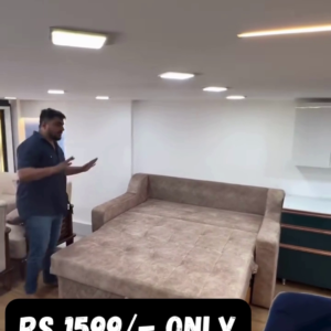 2-in-1 Convertible Sofa Bed 🛋️➡️🛏️ – Comfort Meets Functionality