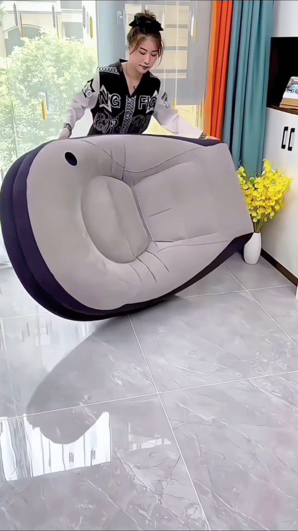 Easy Inflation of Portable Inflatable Furniture