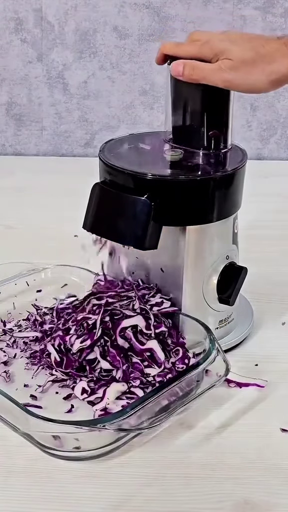 Electric Multi-Function Vegetable Slicer and French Fry Maker