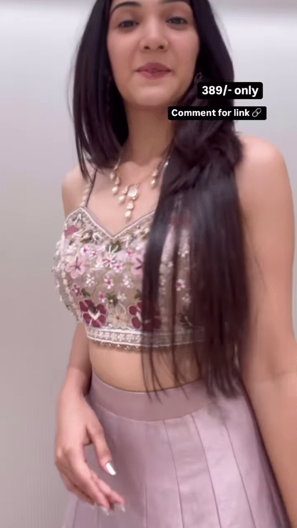 Elegant Embroidered Lehenga Set – Designer Look at an Affordable Price