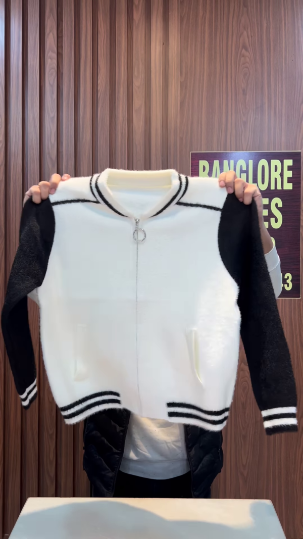 Fuzzy Varsity Zip-Up Winter Jacket Collection 🏆❄️