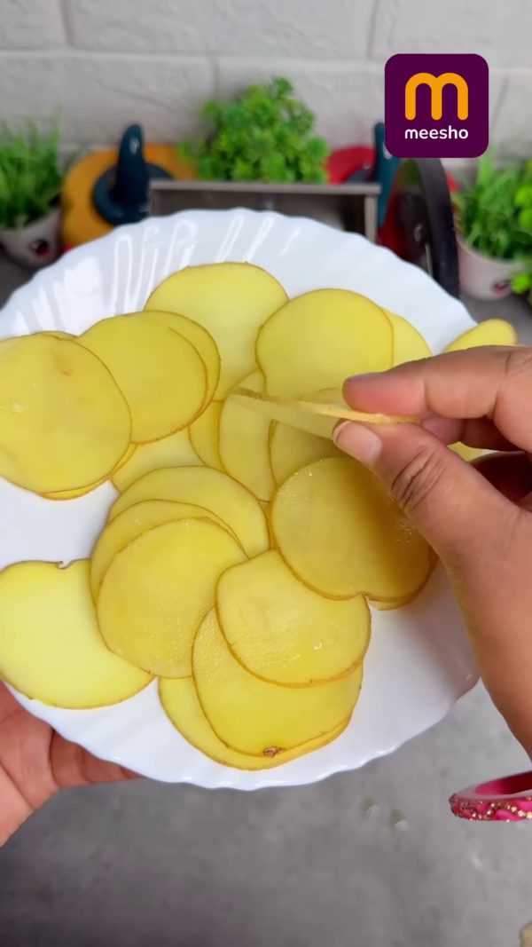 Stainless Steel Rotary Vegetable Slicer and Chip Maker