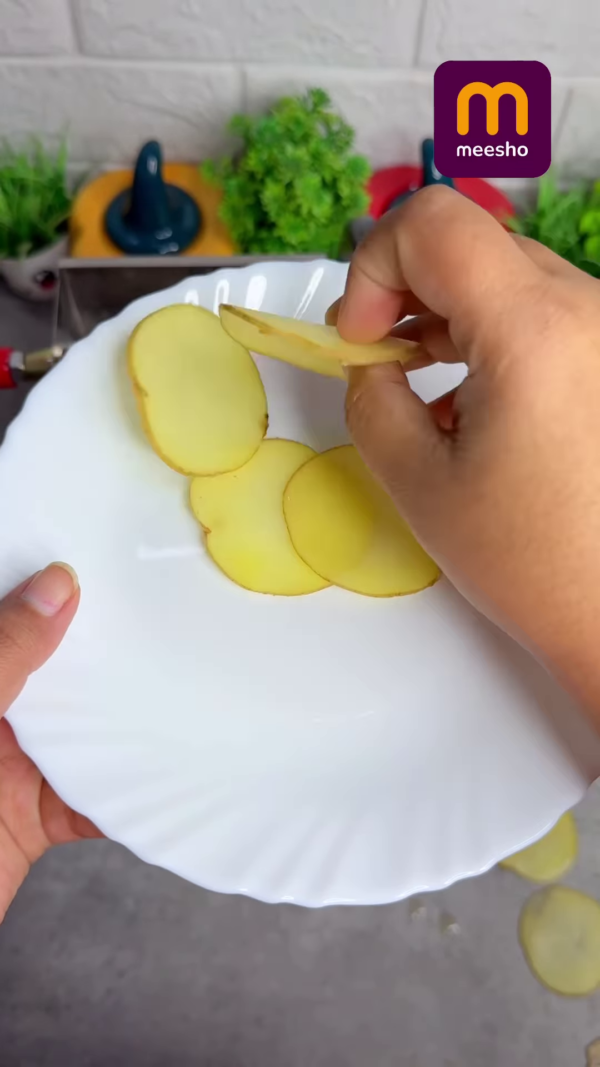 Stainless Steel Rotary Vegetable Slicer and Chip Maker