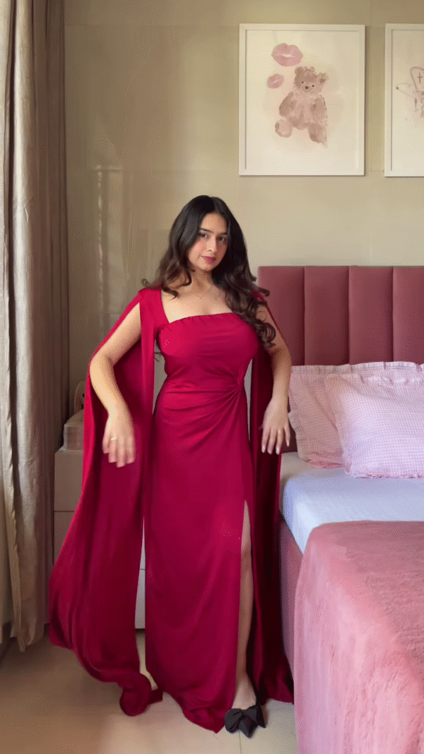 White Off-Shoulder Maxi Dress – Elegant Long Partywear for Women with Flowing Silhouette